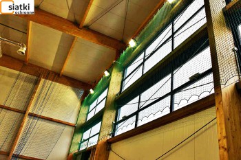 Siatki Lubawa - Siatki na hale sportową piłkochwyty na ściany i okna, dzielące hale sportową dla terenów Lubawy